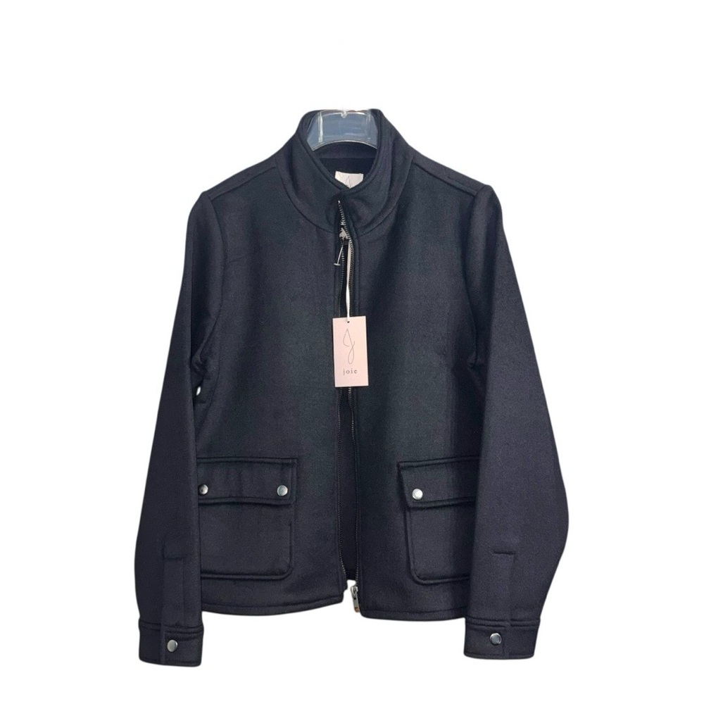 joie (NWT) Wool Blend Bomber Style Jacket, Size Large - Picture 10 of 10